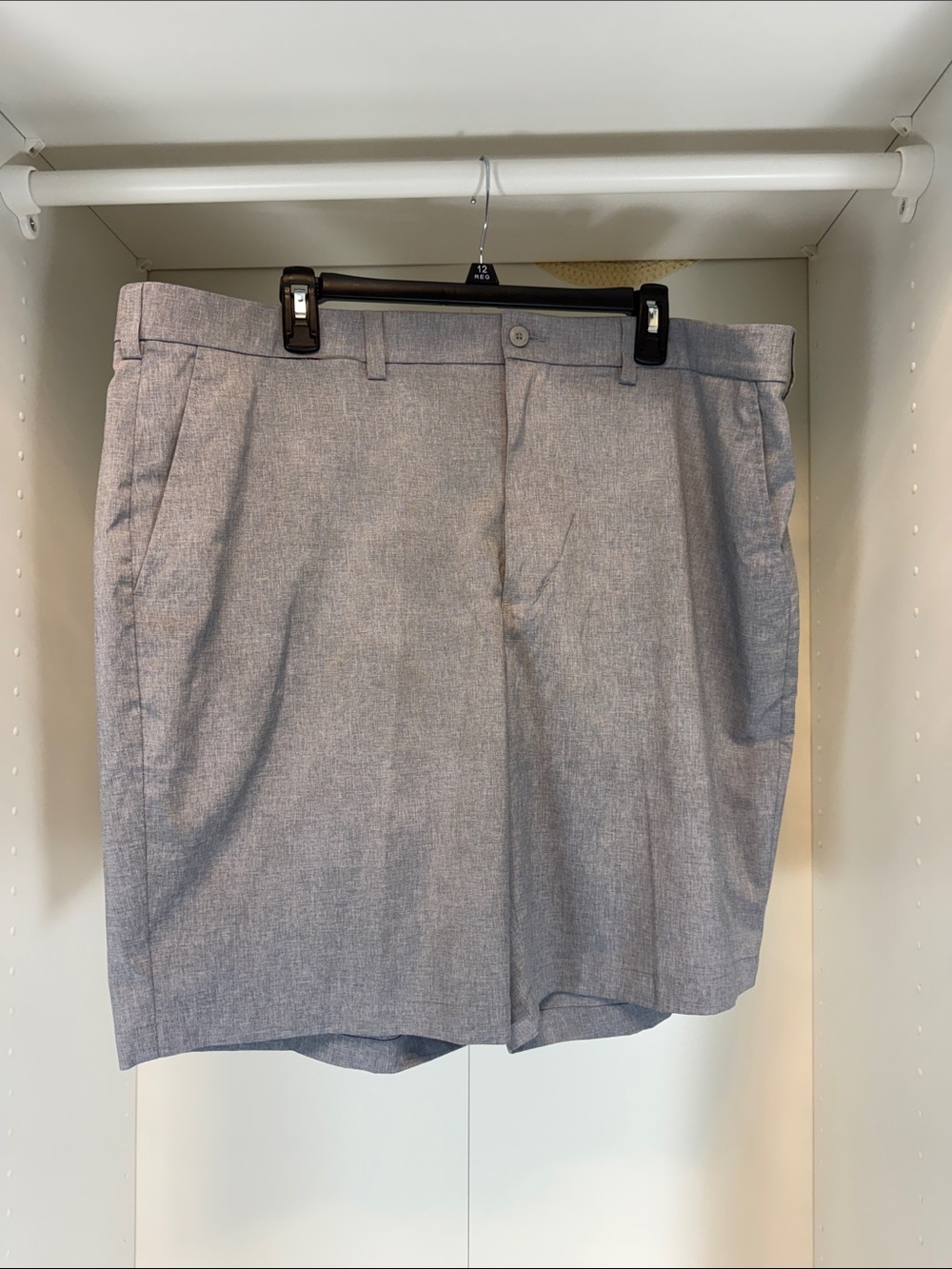 Perry Ellis Grandslam Men's Classic Grey Dress Shorts Size 42